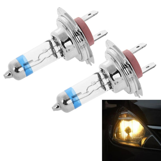 2 PCS H7 12V / 55W / 4300K / 2100lm Xenon Car Headlight Bulbs, Warm White - Halogen Lights by PMC Jewellery | Online Shopping South Africa | PMC Jewellery