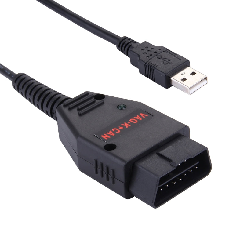 VAG K + CAN Commander Full 1.4 OBDII Diagnostic Tool for Audi / VW(Black) - Cables & Connectors by PMC TechLife | Online Shopping South Africa | PMC TechLife