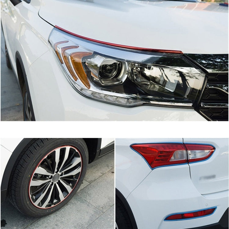 Universal Decorative Scratchproof Stickup 8M Flexible Car Wheel Hub TRIM Mouldings Decoration Strip(Red) - Decorative Strip by PMC TechLife | Online Shopping South Africa | PMC TechLife