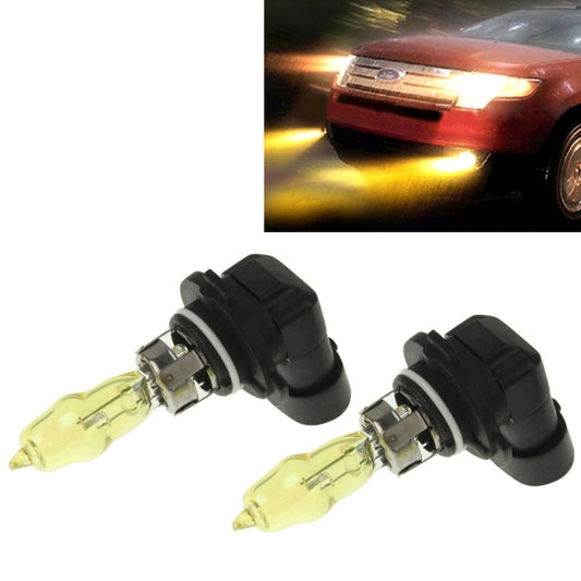 2 X 9005 HOD Halogen Bulbs 12V 100W 2400 LM 3500K Yellow Light Headlights - Halogen Lights by PMC Jewellery | Online Shopping South Africa | PMC Jewellery