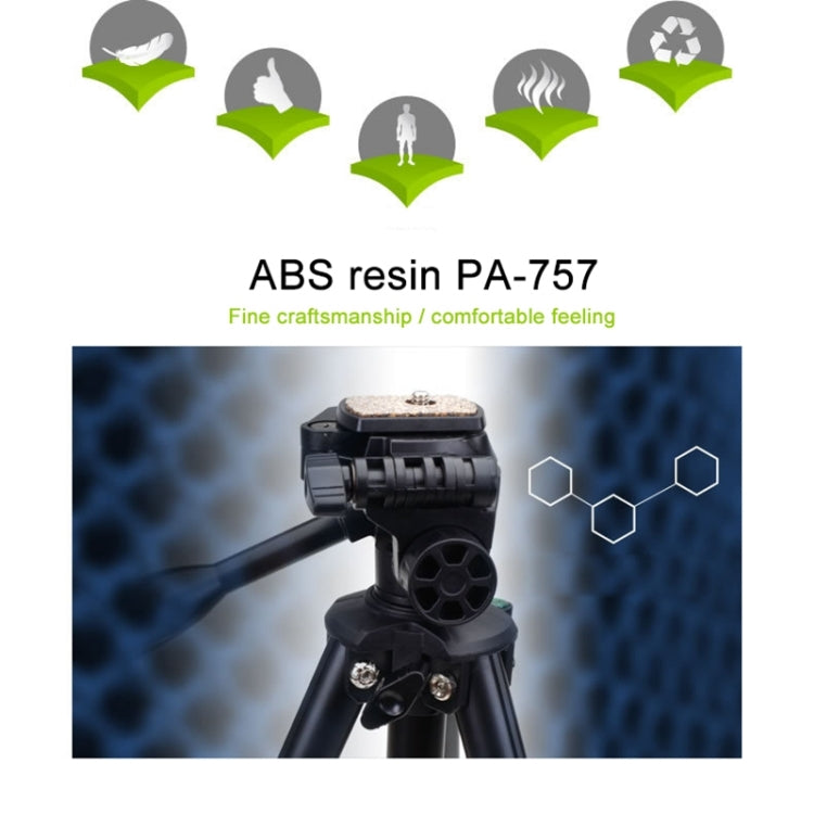 YUNTENG VCT-681 138cm SLR / Micro-SLR / Digital Cameras Tripod Stand, 4-Section Folding Aluminum Legs, Suitable for Canon / Nikon / Panasonic / Pentax / Casio / Sony / Fuji (Load Capacity: 3kg) - Tripods by YUNTENG | Online Shopping South Africa | PMC TechLife | Buy Now Pay Later Mobicred