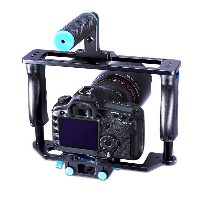 YELANGU YLG0107E-A Protective Cage Handle Stabilizer Top Set for DSLR Camera - Camera Cage by YELANGU | Online Shopping South Africa | PMC TechLife | Buy Now Pay Later Mobicred
