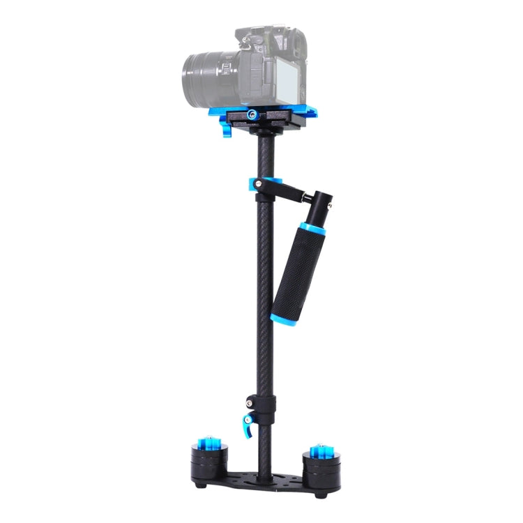 YELANGU 38.5-61cm Carbon Fiber Handheld Stabilizer for DSLR & DV Digital Video & Cameras, Capacity Range 0.5-3kg(Blue) - free shipping - PMC TechLife - Order now!