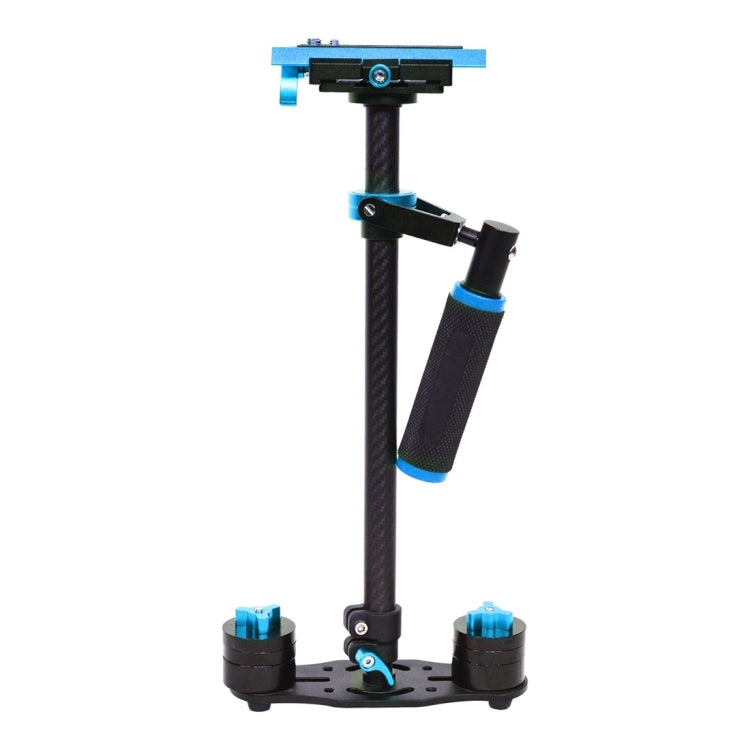 YELANGU 38.5-61cm Carbon Fiber Handheld Stabilizer for DSLR & DV Digital Video & Cameras, Capacity Range 0.5-3kg(Blue) - free shipping - PMC TechLife - Order now!