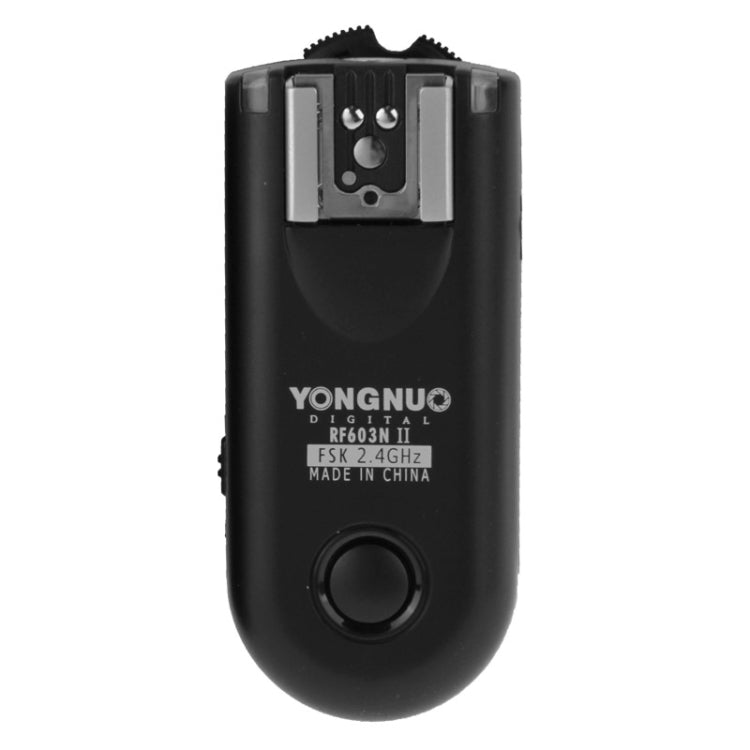 2 PCS YONGNUO RF603N II FSK 2.4GHz Wireless Flash Trigger with N1 Shutter Connecting Cable - free shipping - PMC TechLife - Order now!