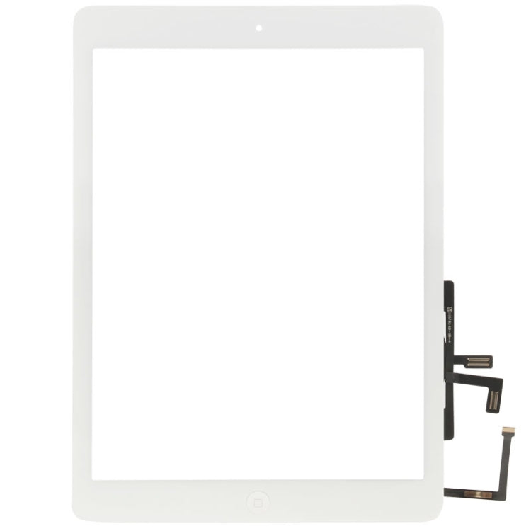 Controller Button + Home Key Button PCB Membrane Flex Cable + Touch Panel Installation Adhesive, Touch Panel for iPad Air / iPad 5(White) - iPad Air Parts by PMC Jewellery | Online Shopping South Africa | PMC Jewellery