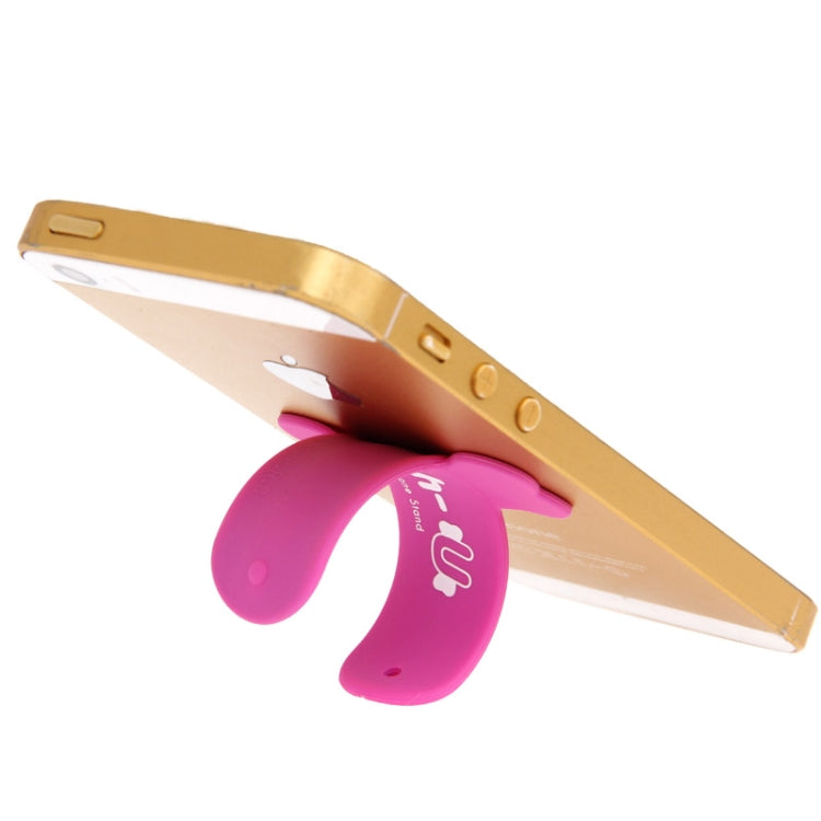 100 PCS Touch-u One Touch Universal Silicone Stand Holder(Magenta) - Desktop Holder by PMC TechLife | Online Shopping South Africa | PMC TechLife