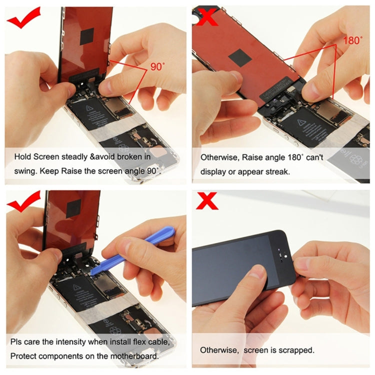 Digitizer Assembly (Original LCD + Frame + Touch Panel) for iPhone 5S(White) - free shipping - PMC TechLife - Order now!