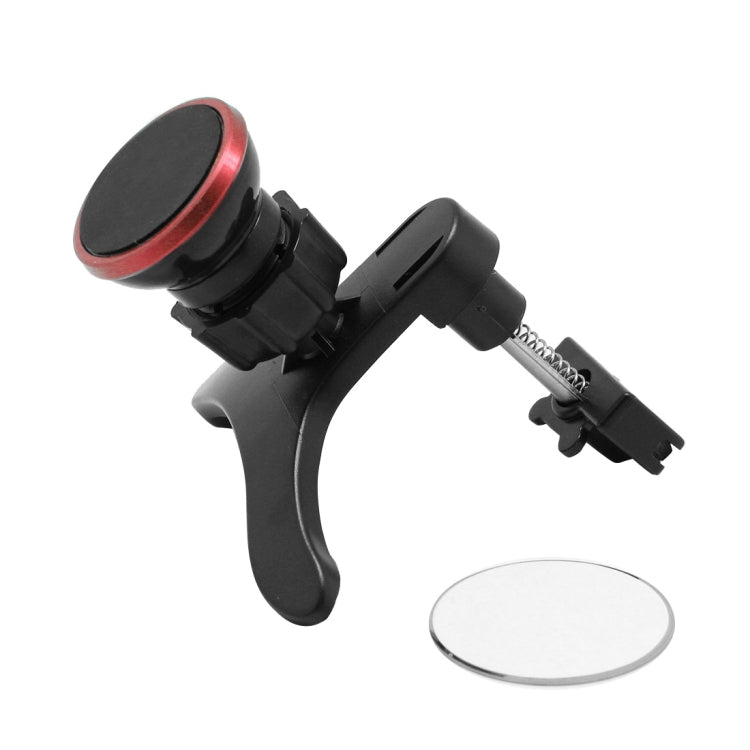 Rotatable Universal Car Air Vent Magnetic Phone Holder Stand Mount , For iPhone, Galaxy, Huawei, Xiaomi, Lenovo, Sony, LG, HTC and Other Smartphones(Red) - Car Holders by Young Player | Online Shopping South Africa | PMC Jewellery