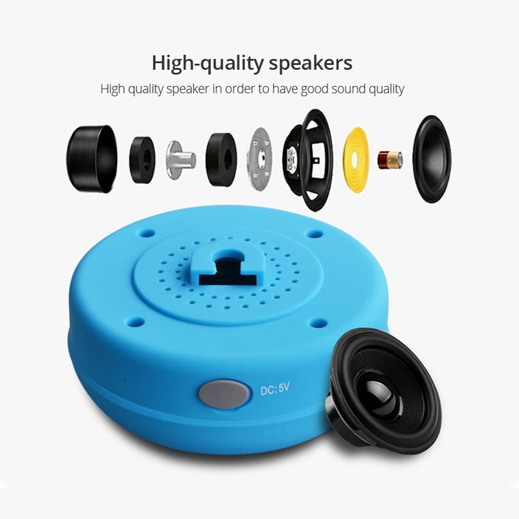 Mini Waterproof Bluetooth ISSC3.0 Speaker for iPad / iPhone / Other Bluetooth Mobile Phone, Support Handfree Function, Waterproof Level: IPX4, BTS-06(Blue) - Waterproof Speaker by PMC TechLife | Online Shopping South Africa | PMC TechLife