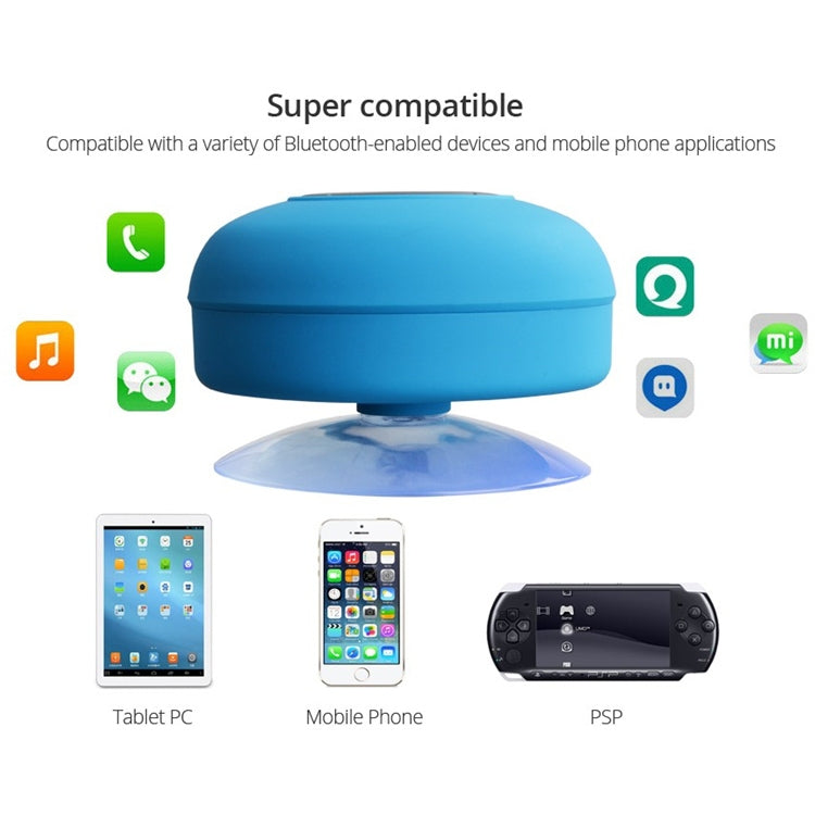 BTS-06 Mini Waterproof IPX4 Bluetooth V2.1 Speaker, Support Handfree Function(Black) - Waterproof Speaker by PMC TechLife | Online Shopping South Africa | PMC TechLife