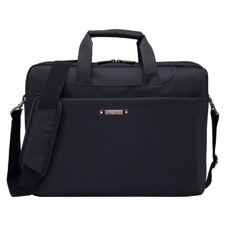 15.6 inch Portable One Shoulder Waterproof Nylon Laptop Bag, Black (301#)(Black) - 15.6 - 17 inch by PMC Jewellery | Online Shopping South Africa | PMC Jewellery