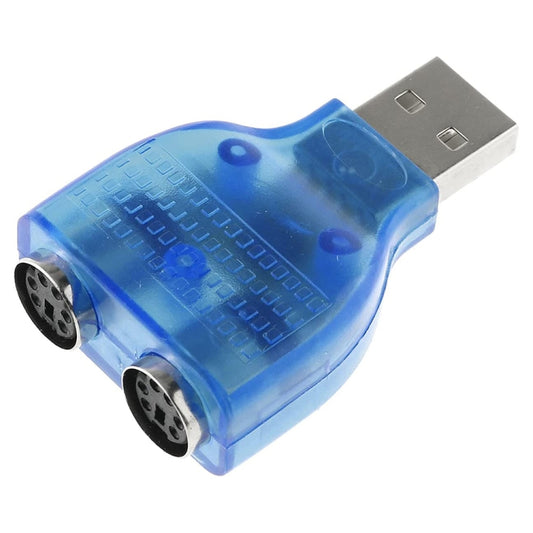 USB Male to PS/2 Female Adapter for Mouse / Keyboard - PS/2 Series by PMC Jewellery | Online Shopping South Africa | PMC Jewellery