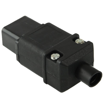 3 Prong Female AC Wall Universal Travel Power Socket Plug Adaptor(Black) - Plug Adaptor by PMC Jewellery | Online Shopping South Africa | PMC Jewellery