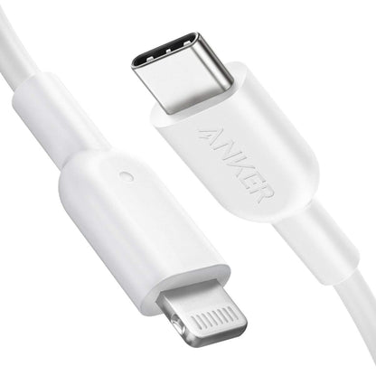 ANKER PowerLine II USB-C / Type-C to 8 Pin MFI Certificated Data Cable, Length: 0.9m(White) - MFI Cable by ANKER | Online Shopping South Africa | PMC Jewellery | Buy Now Pay Later Mobicred