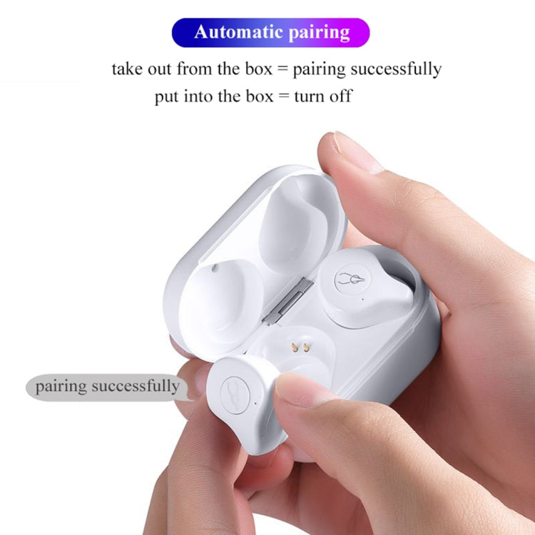 SABBAT X12PRO Mini Bluetooth 5.0 In-Ear Stereo Earphone with Charging Box, For iPad, iPhone, Galaxy, Huawei, Xiaomi, LG, HTC and Other Smart Phones(Starry Sky) - free shipping - PMC TechLife - Order now!