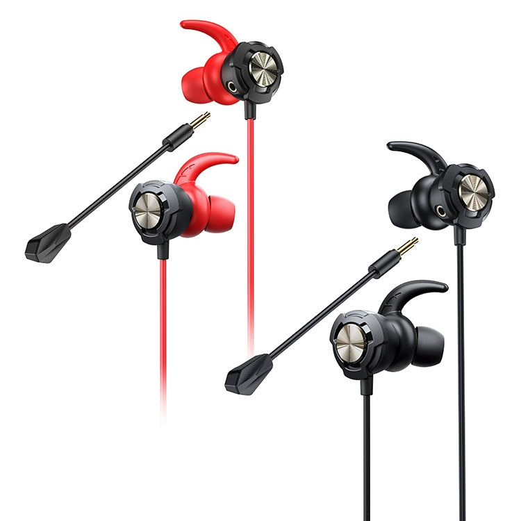 WK Assaulter Game Series YB01 3.5mm In-ear Wired Earphone(Black) - In Ear Wired Earphone by WK | Online Shopping South Africa | PMC Jewellery