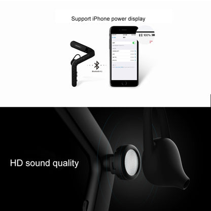 REMAX HD Voice Bluetooth Headset, Built-in HD MIC, Support Hands-free Calls, Bluetooth Distance: 10m, For iPhone, Galaxy, Huawei, Xiaomi, LG, HTC and Other Smart Phones(Black) - Bluetooth Earphone by REMAX | Online Shopping South Africa | PMC Jewellery | Buy Now Pay Later Mobicred