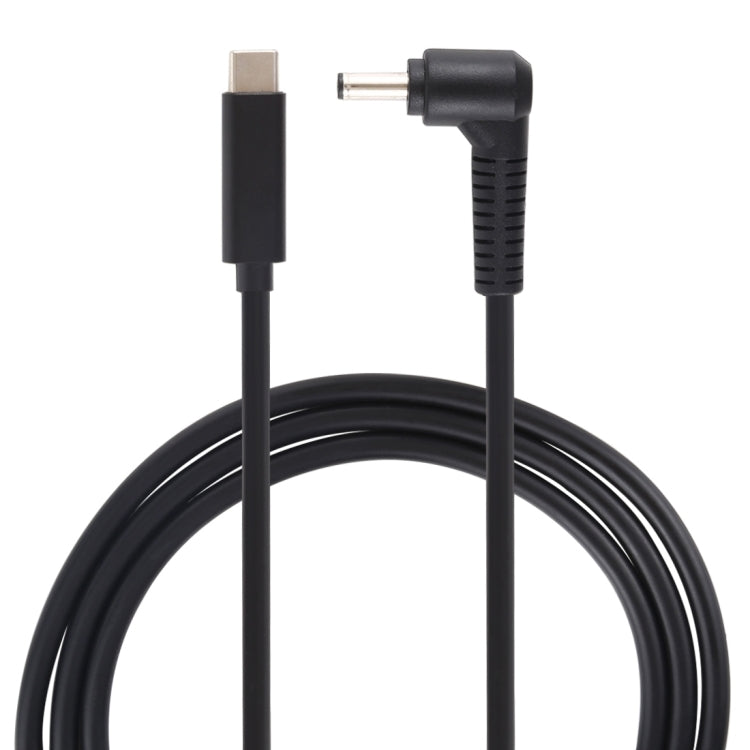 USB-C / Type-C to 4.0 x 1.35mm Laptop Power Charging Cable, Cable Length: about 1.5m(Black) - For Asus by PMC Jewellery | Online Shopping South Africa | PMC Jewellery