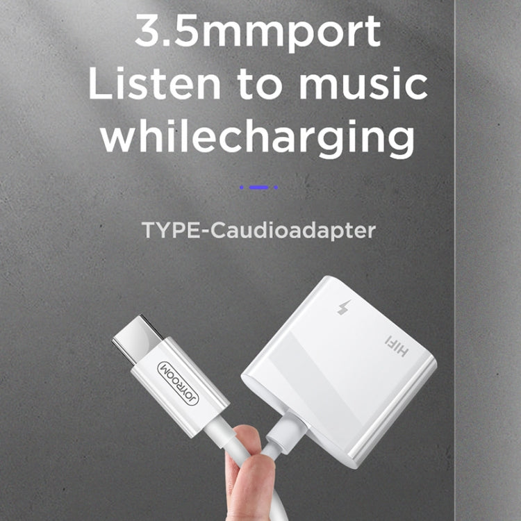JOYROOM SH-C1 Type-C / USB-C to 3.5mm Digital Audio Converter Adapter (White) - free shipping - PMC TechLife - Order now!