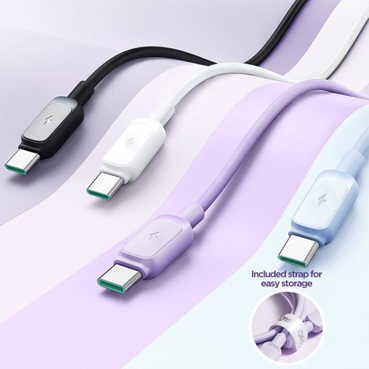 JOYROOM S-AC027A14 Multi-Color Series 3A USB to USB-C / Type-C Fast Charging Data Cable, Length:1.2m(White) - USB-C & Type-C Cable by JOYROOM | Online Shopping South Africa | PMC Jewellery
