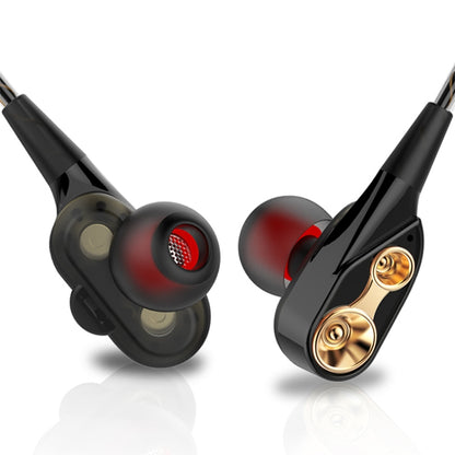QKZ CK8 HiFi In-ear Four Unit Sports Music Headphones (Black) - Sport Earphone by QKZ | Online Shopping South Africa | PMC Jewellery