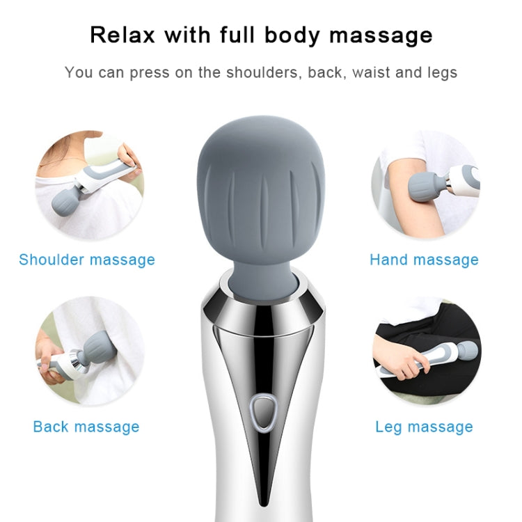 Portable Mini Multifunctional Physiotherapy Electric Hand-held Massage Stick(White) - Massage & Relaxation by PMC TechLife | Online Shopping South Africa | PMC TechLife