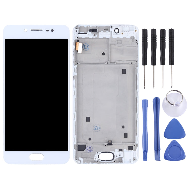 TFT LCD Screen for Vivo X7 Digitizer Full Assembly with Frame(White) - LCD Screen by PMC Jewellery | Online Shopping South Africa | PMC Jewellery