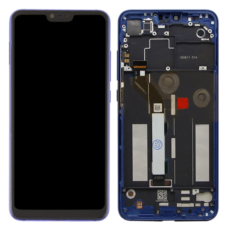 TFT LCD Screen for Xiaomi Mi 8 Lite Digitizer Full Assembly with Frame(Blue) - LCD Screen by PMC Jewellery | Online Shopping South Africa | PMC Jewellery