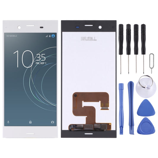 OEM LCD Screen for Sony Xperia XZ1 with Digitizer Full Assembly(Silver) - LCD Screen by PMC Jewellery | Online Shopping South Africa | PMC Jewellery