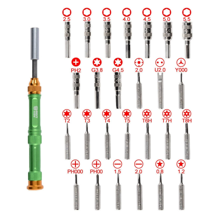 BEST BST-8929 Screwdriver Magnetic Bit Driver Kit 37 in 1 Professional Screwdrivers Set - Screwdriver Set by BEST | Online Shopping South Africa | PMC TechLife | Buy Now Pay Later Mobicred