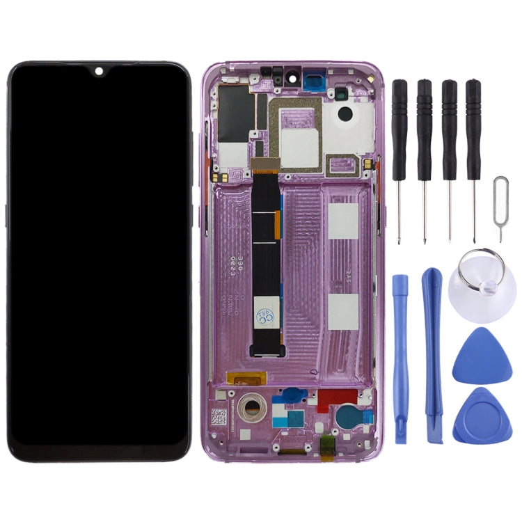 OLED LCD Screen for Xiaomi Mi 9 Digitizer Full Assembly with Frame(Pink) - LCD Screen by PMC Jewellery | Online Shopping South Africa | PMC Jewellery