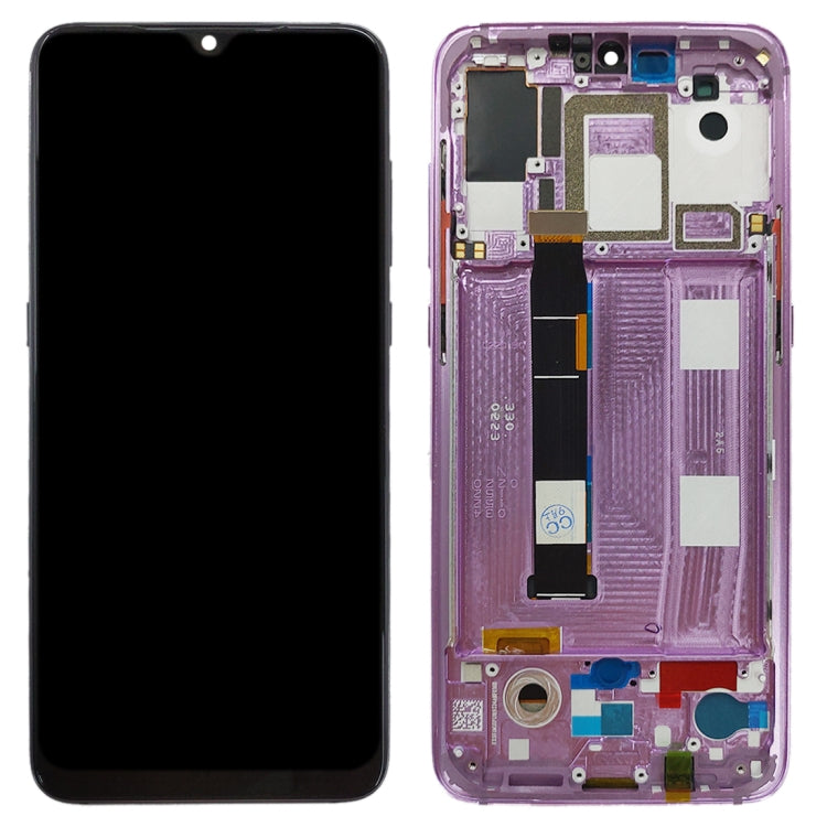 OLED LCD Screen for Xiaomi Mi 9 Digitizer Full Assembly with Frame(Pink) - LCD Screen by PMC Jewellery | Online Shopping South Africa | PMC Jewellery