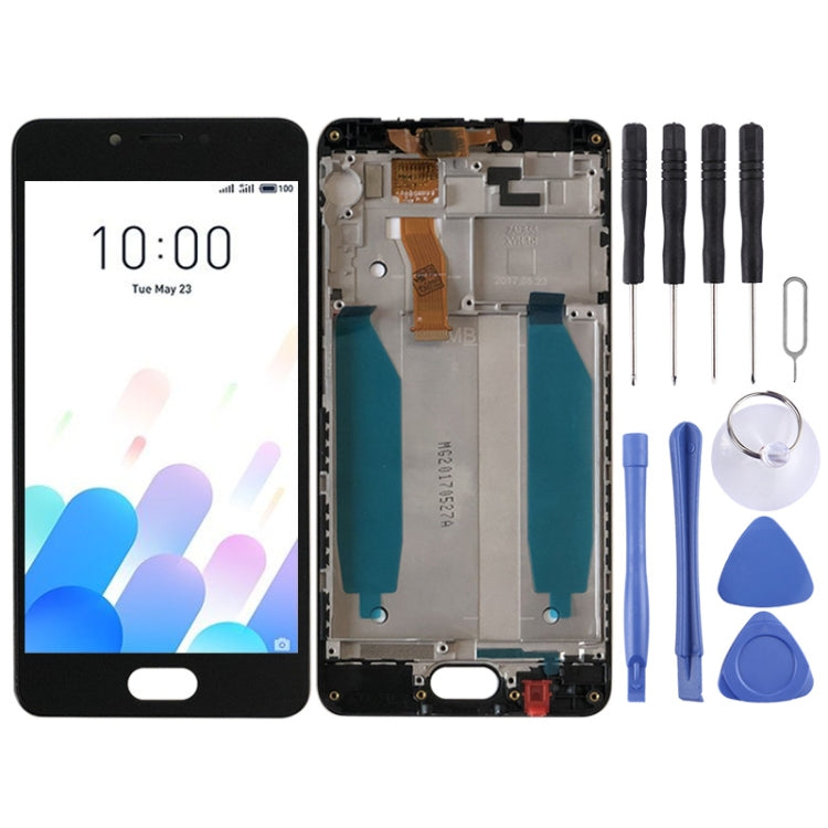 TFT LCD Screen for Meizu Meilan A5 / M5c Digitizer Full Assembly with Frame(Black) - LCD Screen by PMC Jewellery | Online Shopping South Africa | PMC Jewellery