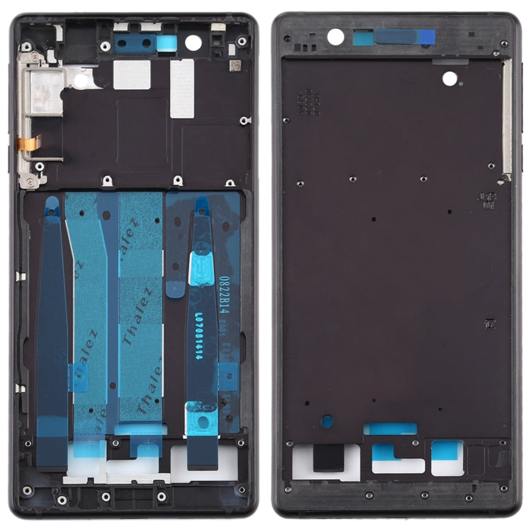 Front Housing LCD Frame Bezel Plate for Nokia 3 / TA-1020 TA-1028 TA-1032 TA-1038 (Black) - Full Housing Cover by PMC Jewellery | Online Shopping South Africa | PMC Jewellery