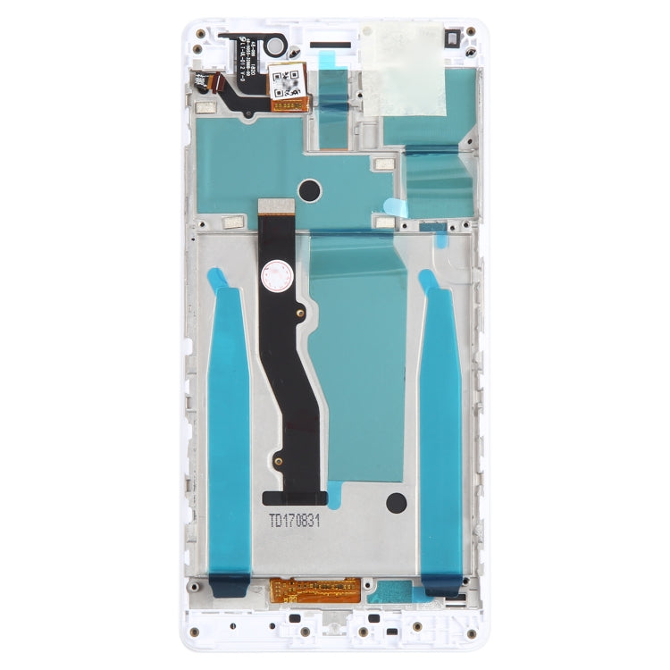 OEM LCD Screen for Lenovo K8 Note XT1902-3 Digitizer Full Assembly with Frame (White) - LCD Screen by PMC Jewellery | Online Shopping South Africa | PMC Jewellery