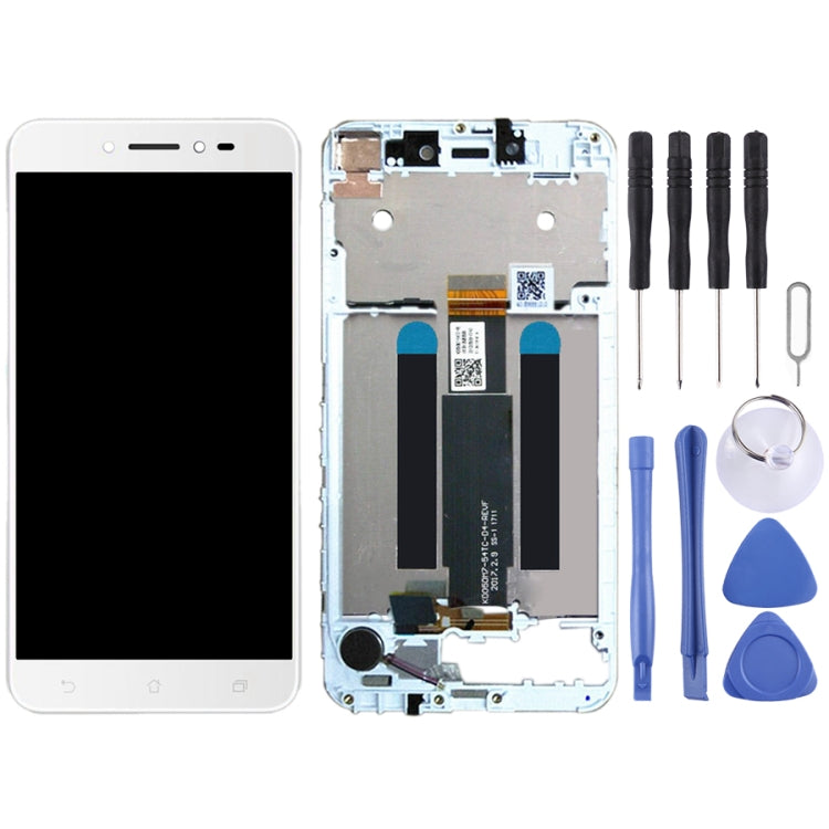 OEM LCD Screen for Asus ZenFone Live ZB501KL X00FD A007 Digitizer Full Assembly with Frame（White) - LCD Screen by PMC Jewellery | Online Shopping South Africa | PMC Jewellery