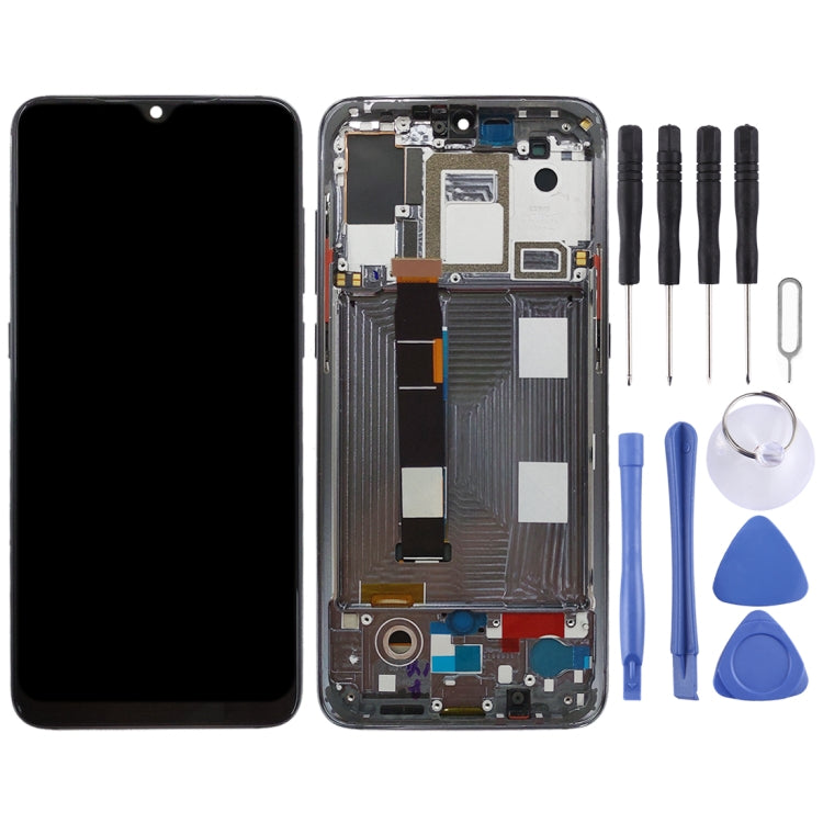 Original AMOLED LCD Screen for Xiaomi Mi 9 Digitizer Full Assembly with Frame(Black) - LCD Screen by PMC Jewellery | Online Shopping South Africa | PMC Jewellery