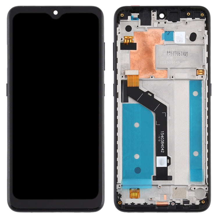 TFT LCD Screen for Nokia 6.2 TA-1198 TA-1200 TA-1187 TA-1201 TA-1196 Digitizer Full Assembly with Frame (Black) - LCD Screen by PMC Jewellery | Online Shopping South Africa | PMC Jewellery