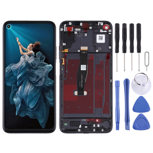 OEM LCD Screen for Huawei Honor 20 / Nova 5T Digitizer Full Assembly with Frame(Black) - LCD Screen by PMC Jewellery | Online Shopping South Africa | PMC Jewellery