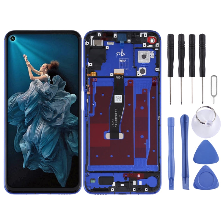OEM LCD Screen for Huawei Honor 20 / Nova 5T Digitizer Full Assembly with Frame(Phantom Blue) - LCD Screen by PMC Jewellery | Online Shopping South Africa | PMC Jewellery