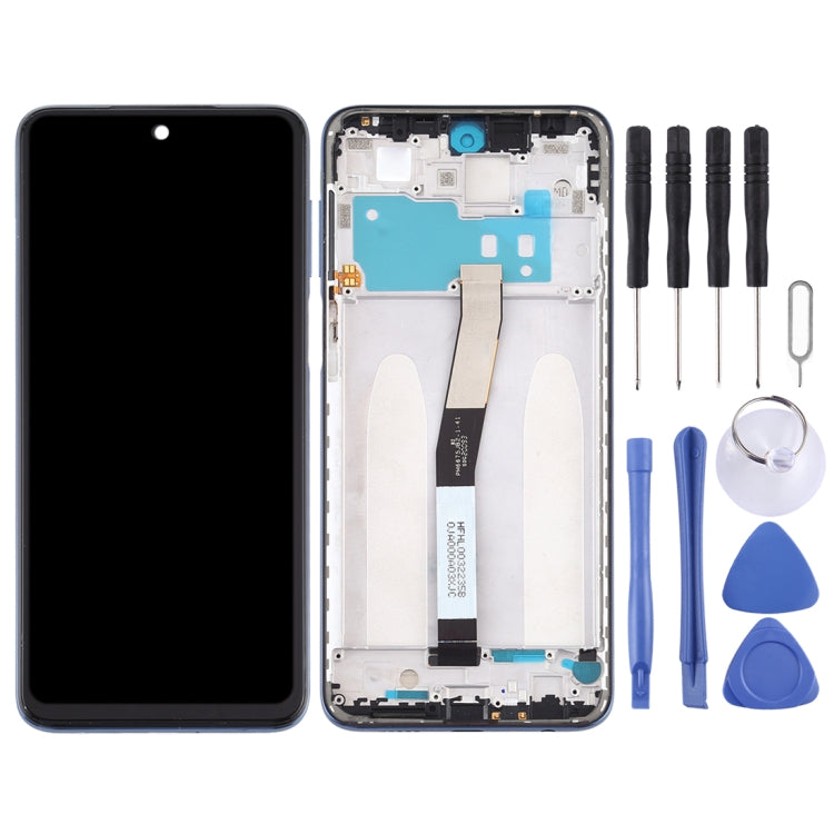 LCD Screen and Digitizer Full Assembly with Frame for Xiaomi Redmi Note 9S / Redmi Note 9 Pro Max / Redmi Note 9 Pro (India) / Redmi Note 9 Pro / Note 10 Lite(Black) - free shipping - PMC TechLife - Order now!