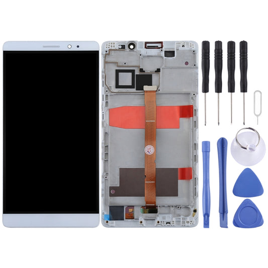 OEM LCD Screen for Huawei Mate 8 Digitizer Full Assembly with Frame(White) - LCD Screen by PMC Jewellery | Online Shopping South Africa | PMC Jewellery