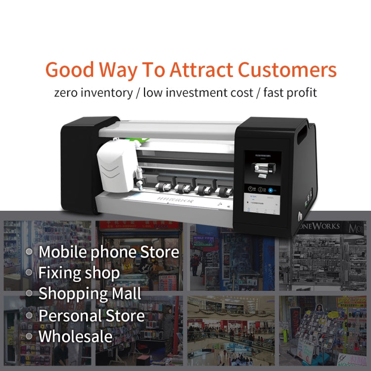 Intelligent Touch LCD Screen Flexible TPU Hydraulic Film Protector Cutter Machine - free shipping - PMC TechLife - Order now!