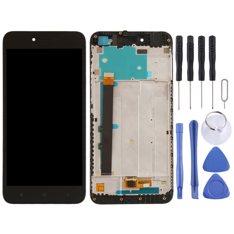 TFT LCD Screen for Xiaomi Redmi Note 5A Digitizer Full Assembly with Frame(Black) - LCD Screen by PMC Jewellery | Online Shopping South Africa | PMC Jewellery