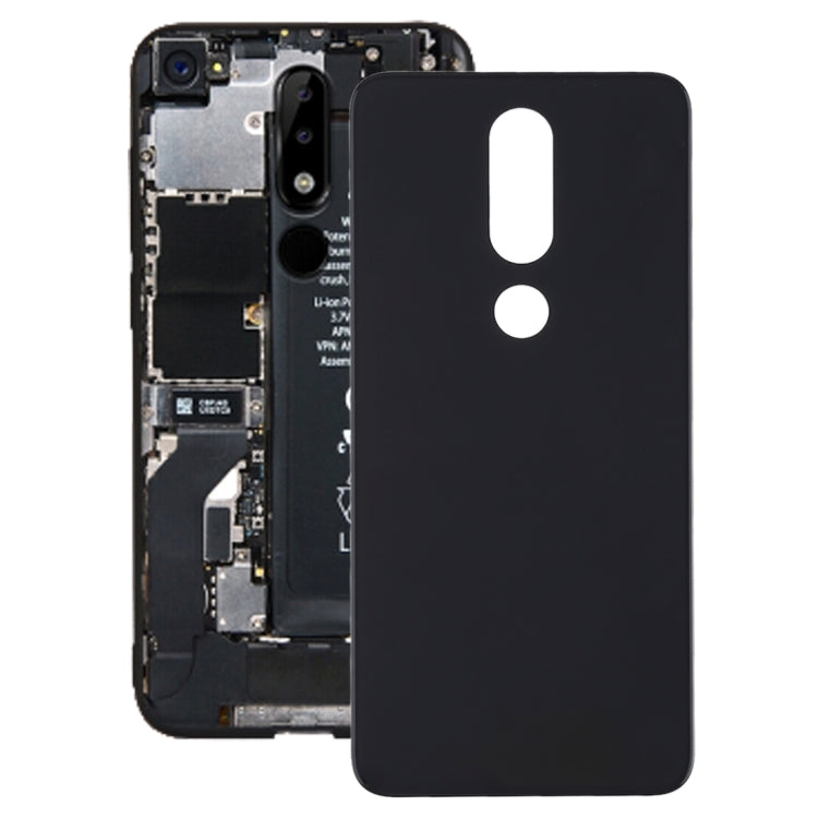 Back Cover for Nokia 5.1 Plus (X5)(Black) - Back Cover by PMC Jewellery | Online Shopping South Africa | PMC Jewellery