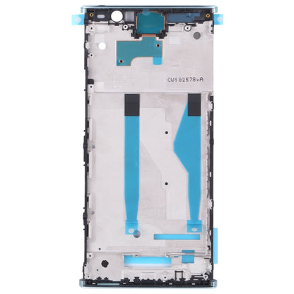 Front Housing LCD Frame Bezel for Sony Xperia XA2 Plus(Blue) - Frame Bezel Plate by PMC Jewellery | Online Shopping South Africa | PMC Jewellery