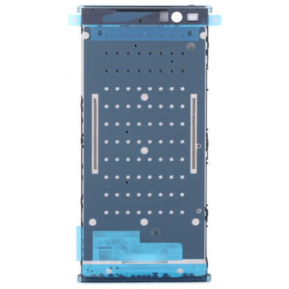 Front Housing LCD Frame Bezel for Sony Xperia XA2 Plus(Blue) - Frame Bezel Plate by PMC Jewellery | Online Shopping South Africa | PMC Jewellery