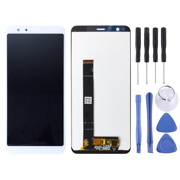 OEM LCD Screen for Asus Zenfone Max Plus (M1) X018DC X018D ZB570TL with Digitizer Full Assembly (White) - LCD Screen by PMC Jewellery | Online Shopping South Africa | PMC Jewellery