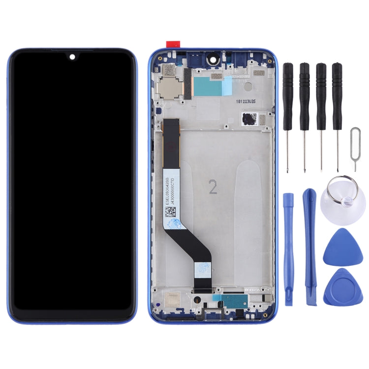 TFT LCD Screen for Xiaomi Redmi Note 7 / Redmi Note 7 Pro Digitizer Full Assembly with Frame(Blue) - LCD Screen by PMC Jewellery | Online Shopping South Africa | PMC Jewellery